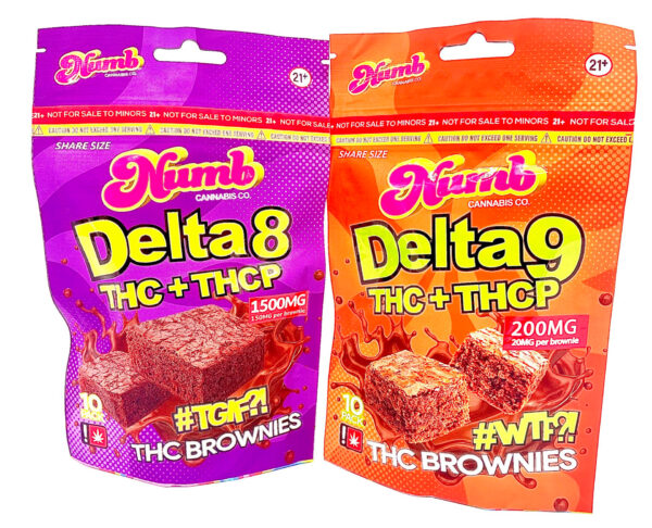 Numb D9 + THC-P Brownies 200mg 10ct